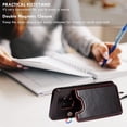 thumbnail image 5 of Compatible with Samsung Galaxy S9 Wallet Case with Card Holder, PU Leather Kickstand Card Slots Case,Double Magnetic Clasp Durable Shockproof Cover,Black, 5 of 7