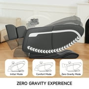 ZENART Massage Chair, Full Body Zero Gravity Massage Chair Recliner with Foot Massager, Black