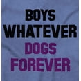 thumbnail image 2 of Boys Whatever Dogs Forever Pet Lover Women's Graphic T Shirt Tees Brisco Brands S, 2 of 6