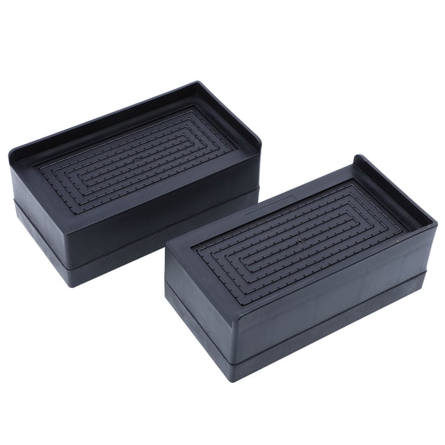 UPOUART Washing Machine Feet 2Pcs Black Plastic Ventilation Pads For Kitchen
