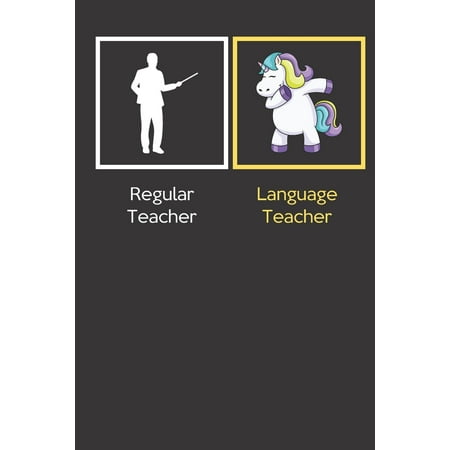 Sufjan Stevens Christmas Unicorn Regular Teacher Language Teacher: Funny Dabbing Unicorn Journal Diary Notebook For Teacher Appreciation, Christmas, Graduation Gifts for Education Ele ()