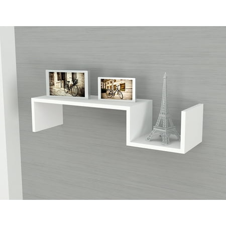 Repisa Flotante Blanco 15 X 70 X 17,5 Cm