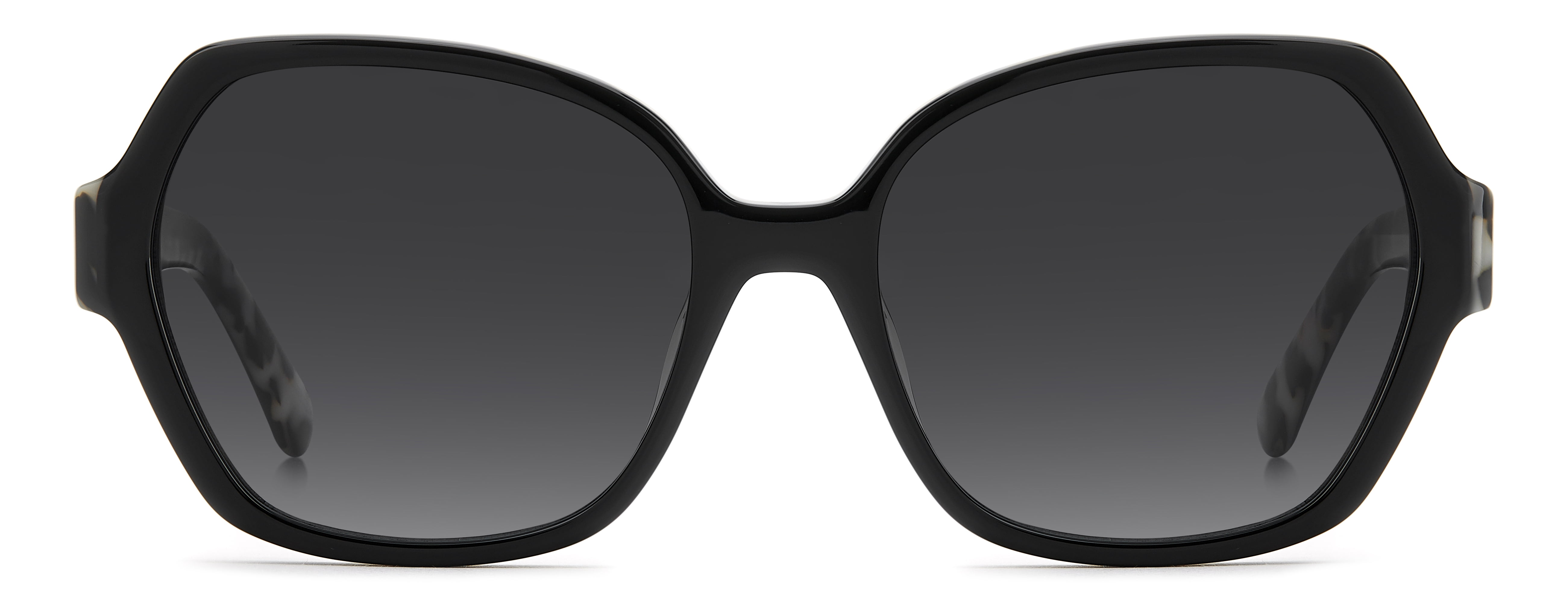 Kate Spade Women's Layne 2/G/S Sunglasses w/ Case, Black White Havana