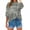Gray4, variant on Womens Tops Plus Size Leaf Print Long Sleeve Round Neck Print Loose Oversized Sweatshirts Fall Long Sleeve Sweatshirt Gray7 L