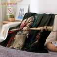 thumbnail image 2 of H-harley-q-quinn manta estampada en 3D, manta de franela, manta de tiro de cama, colcha suave, colcha, sofá, manta de Picnic, 2 of 4