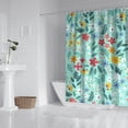 thumbnail image 3 of Waterproof Pioneer Shower Curtain 84x72 Inch Polyester Unique Colorful Floral Shower Curtain for Bathroom Hotel Home Decor with 12 Plastic Hooks, 3 of 5