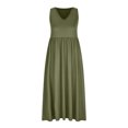 thumbnail image 5 of Erwazi Women's Casual Summer Dress V Neck Sleeveless Midi Tank Dress Loose Nightgown Flowy Sundresses with Pockets, 5 of 5