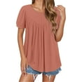 thumbnail image 1 of Chemise de Natation à Manches Courtes pour Femmes Chemises à Manches Longues pour Femmes Chemises d'Été pour Femmes Chemises de Compression pour Femmes Chemises à Manches Longues à Manches Courtes Vêtements de Sport pour Femmes Hauts d'Été pour Femmes, 1 of 4