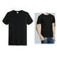 thumbnail image 3 of Camisetas clásicas de cuello de playa para hombre más tamaño ligero de Camiseta - Negro S, 3 of 8