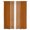Orange, variant on Pink Beige Striped Sheer Curtains 54 Inch Length, Light Filtering Voile Curtain Panel, Modern Farmhouse Retro Lines Rod Pocket Drapes Window Treatments for Living Room Bedroom 52"x54"