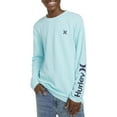 thumbnail image 6 of Hurley Boy's 2-Pack Thermal Crew Neck Long Sleeve T-Shirts (Sail/Black, 10/12), 6 of 16