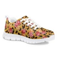 thumbnail image 2 of Pzuqiu Leopard Print Tennis Shoes Girls Size 11.5 Lightweight Running Athletic Shoes Kids Floral Sneakers Comfortable Walking Shoes, 2 of 5