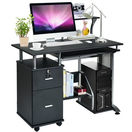 Computer Desk Pc Laptop Table Workstation Office Furniture W