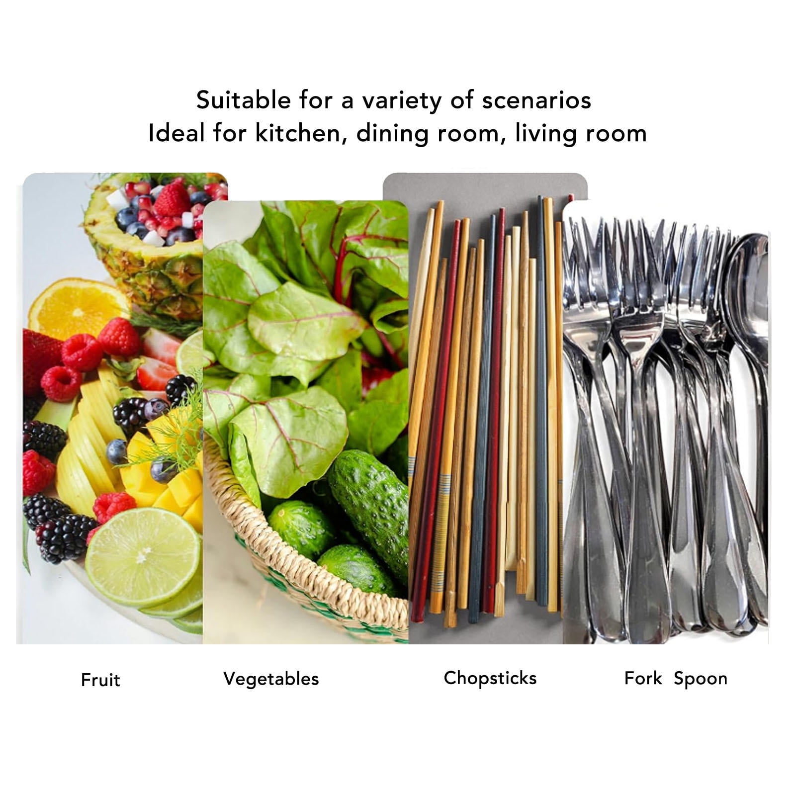 BIMZUC 304 Stainless Steel Dishwasher Utensil Basket – Compact Mesh Holder for Spoons, Chopsticks & Forks, 4.5x10.4x3.0in