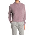 thumbnail image 1 of Socialite Brushed Mock Neck Pullover In Wine Size XL, 1 of 1