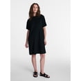 thumbnail image 3 of Time and Tru Women's Seamed Mini Dress with Short Sleeves, Sizes XS-XXXL, 3 of 6