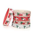 thumbnail image 4 of 5M Vintage Truck with Tree Wired Ribbon Merry Christmas Printed Ribbon for Xmas Tree Decoration and Bows Craft 5.5Yards by 2Inch, 4 of 5