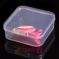 thumbnail image 4 of PP Square Storage Case Collection Box Jewelry Container Business Card Holder Red PP, 4 of 8