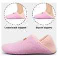 thumbnail image 3 of Barerun Womens Slipper Memory Foam Fluffy Soft Warm Slip On House Slippers Pink, 3 of 8