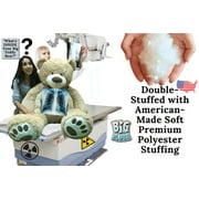 Giant 5 Foot Teddy Bear 60 Inches Soft Big Plush Valentines Day Gift, Huge y-Stuffed, Heart on Chest to Express Love, Huge Stuffed Animal in Big Box Ready to Hug