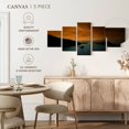 thumbnail image 4 of Elephant Stock Lake Tahoe At Nightfall Wall Art - Horizontal Multi Panel Canvas - Living Room Wall Decor - Nature Multi Panel - Orange And Brown Decor - 29" x 12", 4 of 4