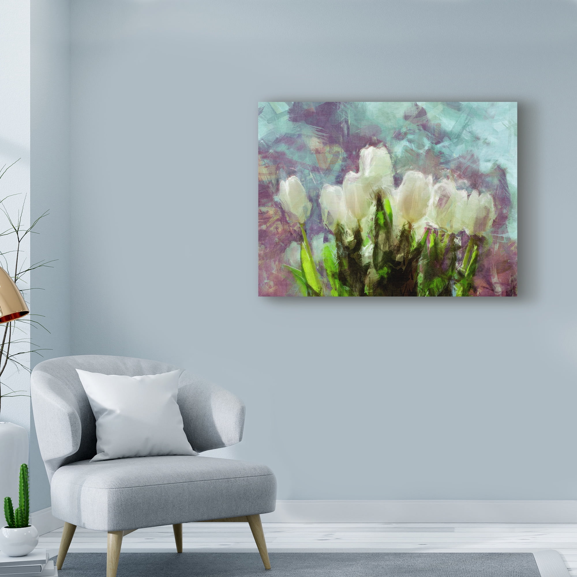 Trademark Fine Art 'Sunlit Tulips II' Canvas Art by Noah Bay