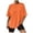 Orange, variant on LiuXxxx Women's Juniors Graphic Top Casual Printed Streetwear Tee White XL