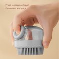 thumbnail image 4 of Cepillo De Prensa Para Fregar La Cabeza, Limpieza Profunda Del Cuero Cabelludo, Cepillo De Champú Para Masaje, Espuma Ergonómica Para La Piel Para El Baño, 4 of 7