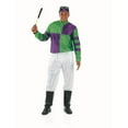 thumbnail image 2 of Fun Shack Mens Green & Purple Jockey Costume Adult Horse Racing Rider Fancy Dress Halloween Green S, 2 of 3