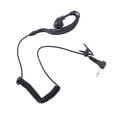 thumbnail image 3 of 3X Gancho para Oreja Auriculares 3.5mm Jack En Forma de G Escucha Solo Auriculares para Altavoz de Radio Con Microfono para Walkie-Talkie, 3 of 5