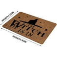 thumbnail image 5 of Halloween Doormat Blanket, Welcome Home Front Door Decorations Halloween Decor Door Mat Anti-Slip Bottom, Halloween Decorations Indoor Outdoor Carpet (#07), 5 of 5