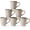 Gray-yellow(17oz), variant on 17 OZ Coffee Mugs Set of 6, Large Ceramic Blue Coffee Mugs Set with handle for Tea/Latte/Milk/Cocoa, Funny Tea Cups for Office and Home, Engagement Gifts. (Gray-yellow)