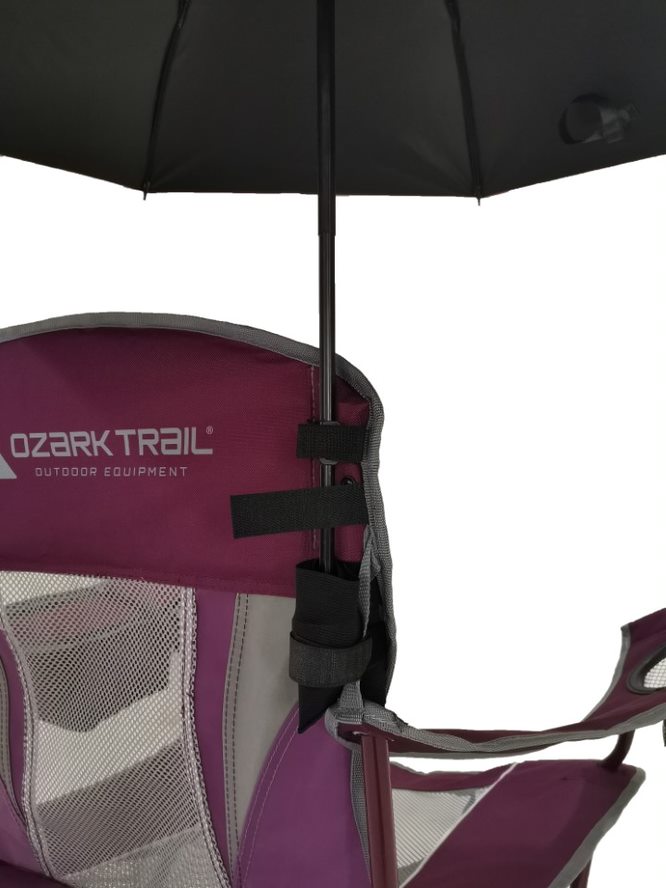 Ozark Trail Oversized Mesh Chair with Cooler, Purple, Adult - image 5 of 9
