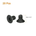 thumbnail image 3 of Uxcell M5-0.8x8mm Flat Head Torx Anti Theft Machine Screws, 20Pack 10.9 Grade Alloy Steel, Torx Drive, Countersunk Head, Full Thread, Black Oxide Finish, 3 of 6