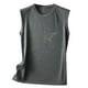 thumbnail image 5 of Camiseta sin mangas suelta con cuello redondo y lentejuelas reflectantes coloridas para mujer Pompotops  lopia990553, 5 of 6