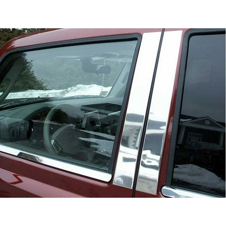 Stainless Steel Pillar Trim 4Pc Fits 2006-2010 Jeep Commander PP46095 QAA