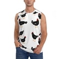 thumbnail image 6 of Daiia Funny Chicken Printed Men's Tank Tops,Casual Soft Sleeveless Gym Muscle Shirts Bodybuilding Tee-Medium, 6 of 8