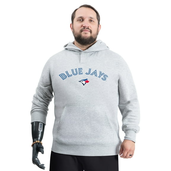 Men's G-III Sports by Carl Banks Gray Toronto Blue Jays Adaptive Lockup Fleece Hoodie