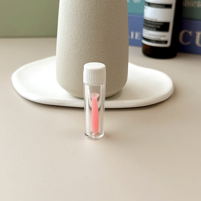 Varilla de succión para lentes de contacto rígidas RGP de silicona integrada, sólida y resistente, para uso en color transparente