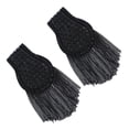 thumbnail image 1 of Charretera con Cadena de Eslabones , Accesorios de Uniforme a La Moda para Mujeres Y Hombres, Broche Retro para Hombro, Placas, Insignia, Char , Negro Yinane Charreteras de hombro, 1 of 8