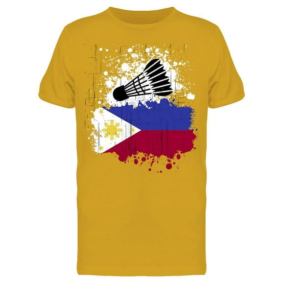 Badminton Team Of Philippines T-Shirt Men -Image by Shutterstock Men T-Shirt, Male XX-Large