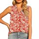 thumbnail image 5 of Tops sin mangas con cuello en V y estampado de ocio para mujer Pompotops lopia998558, 5 of 6