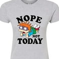 thumbnail image 3 of Rugrats - Chuckie Nope Not Today - Juniors Fitted Graphic T-Shirt, 3 of 6