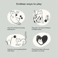 thumbnail image 4 of Pelota de lana Toy MEOWFIA de 1.5 pulgadas, paquete de 6 unidades, para gatos y perros pequeños, 4 of 6