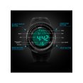 thumbnail image 4 of OCT17 Men's Mens Digital Sports Outdoor Watch Military Army Waterproof Fashion Casual Wristwatch Calendar Stopwatch Alarm LED Light - Black, 4 of 5