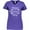 Purple, variant on Inktastic Happy Valentines Day with Arrows Women's V-Neck T-Shirt