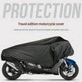 thumbnail image 4 of Universally Motorcycle Half Coverage Shelter All Weathers Protections Oxford Fabric Design, 4 of 8