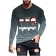 thumbnail image 2 of Blusas y camisas de manga larga y cuello redondo para hombre, camisetas casuales con estampado de moda y cuello redondo, blusas de licra de manga corta para hombre., 2 of 5