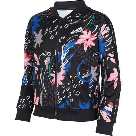 Adidas Girls' Print Tricot Jacket Size Medium