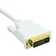 Cable Wholesale Mini DisplayPort à DVI Câble Vidéo&44; Mini DisplayPort Mâle à DVI Mâle&44; 15 Pieds – image 3 sur 6